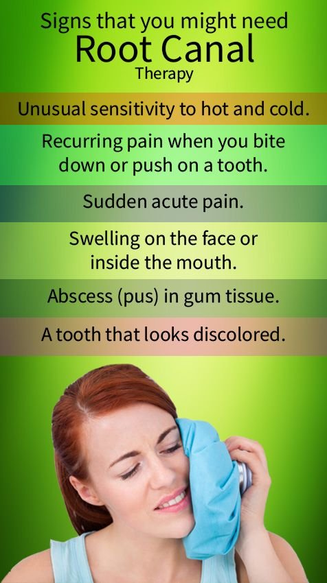 Common warning signs of pulp infection